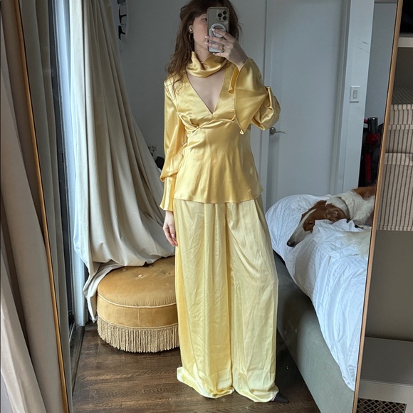 Safiyaa Yellow Pants